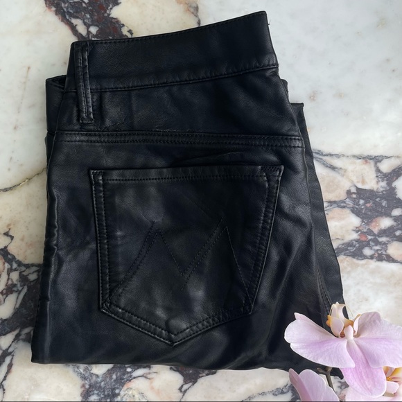 Mother Faux Leather Pants - Picture 3 of 6